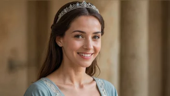 Et portrett av en kvinne med et varmt og invitende uttrykk.