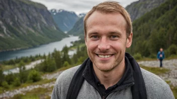 En norsk mann med navnet Reidar, som representerer navnet og dets opprinnelse