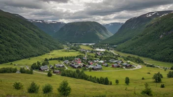 Et malerisk landskap i Norge.
