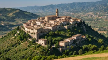 En malerisk italiensk by med rik historie.