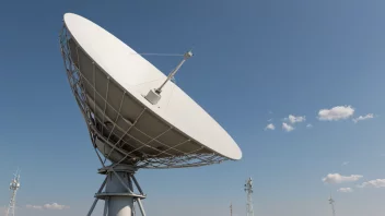 Et bilde av en svenskeantenne, en type antenne som brukes i kommunikasjonsteknologi.