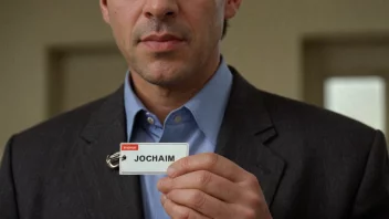 En person med en navnelapp som sier Joachim