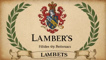 Et bilde som representerer etternavnet Lamberts.
