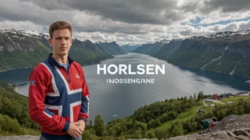 Et bilde av en person med etternavnet Holsens, med en norsk bakgrunn eller setting.