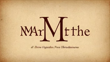 Et bilde av navnet Marthe i en dekorativ skrift