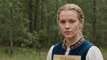 En kvinne med skandinavisk bakgrunn, som representerer navnet Herbjørgs.