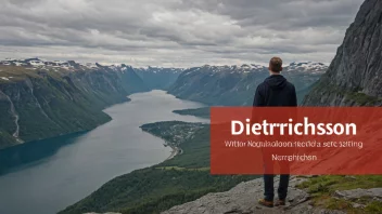 Et bilde av en person med etternavnet Dietrichson, med en norsk bakgrunn eller setting.