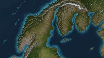 Et kart over Norge med øya Sørburøy markert.