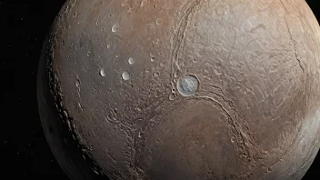 Dvergplaneten Pluto i Kuiperbeltet, med sin isete overflate og ukonvensjonelle bane.