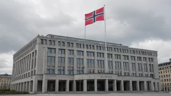 En regjeringsbygning i Norge