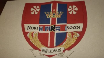 Et våpenskjold som representerer det norske etternavnet Haraldsson.