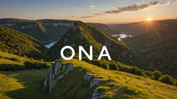 Et fredelig bilde av et sted eller en person med navnet Ona, som formedler en følelse av ro og fred