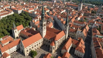 Byen Wittenberg i Tyskland, med sin rike historie og kulturelle betydning.