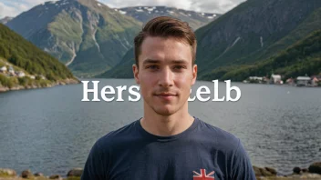 Et bilde av en person med etternavnet Hersleb, med en norsk bakgrunn eller setting.