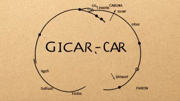 Et diagram eller en illustrasjon av et teknisk eller vitenskapelig konsept med forkortelsen GICAR fremhevet