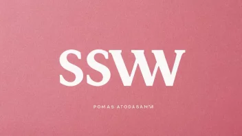 Navnet Siw i fet skrift på rosa bakgrunn.