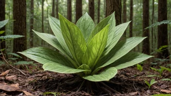 Et bilde av en Foldereid-plante, som viser dens unike egenskaper.
