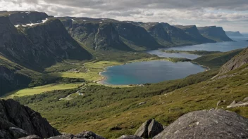 Et malerisk landskap av Stamneshellas, som viser dens naturskjønnhet