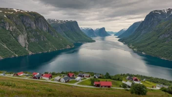 Et malerisk landskap i Norge.