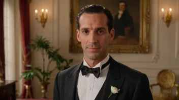 En person med navnet Ferdinand i en formell setting.