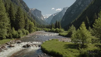 En vakker dal i Norge