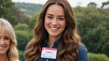 Et portrett av en kvinne med navnet Camilla.