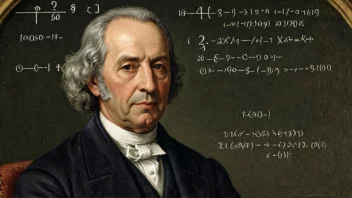 Et portrett av Karl Weierstrass, en tysk matematiker.
