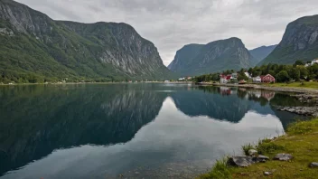 Et malerisk landskap av Degernes, Norge