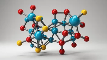 Et bilde av molekylstrukturen til Formofoss, en type fosfat involvert i energimetabolisme.