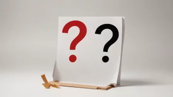 Et bilde som representerer en gruppe eller kategori med et spørsmålstegn, som indikerer behovet for kontekst for å forstå begrepet.