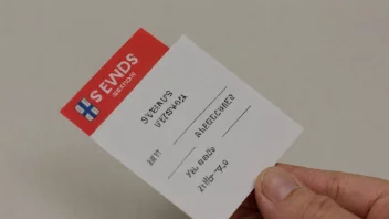 En person med en navnelapp med det norske etternavnet Svends