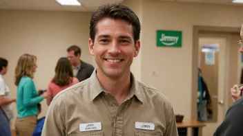 En mann med navnet Jimmy, som representerer navnets mening og opprinnelse.