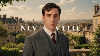 Et bilde av en person med navnet Neville, med en fransk-inspirert bakgrunn