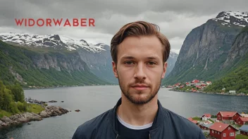 Et bilde som representerer etternavnet Widerberg og dets forbindelse til norsk kunst og film