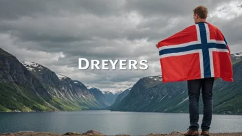 Et bilde av en person med etternavnet Dreyers, med en norsk bakgrunn eller setting.