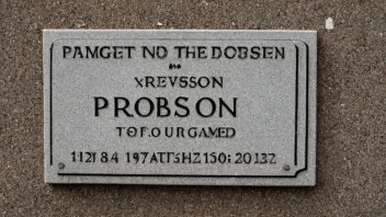 Et bilde av en person eller et sted med navnet Robson.