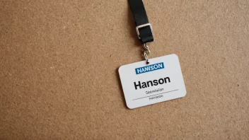 En person med en navnelapp som sier Hansson, med en skandinavisk bakgrunn