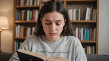 En person som prøver å forstå betydningen av et spesifikt ord