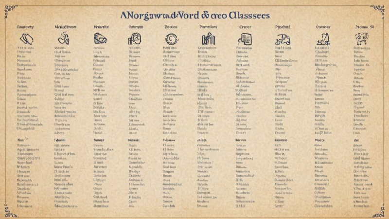 norsk språk, ordklasser, grammatikk, substantiv, verb, adjektiv, språklæring