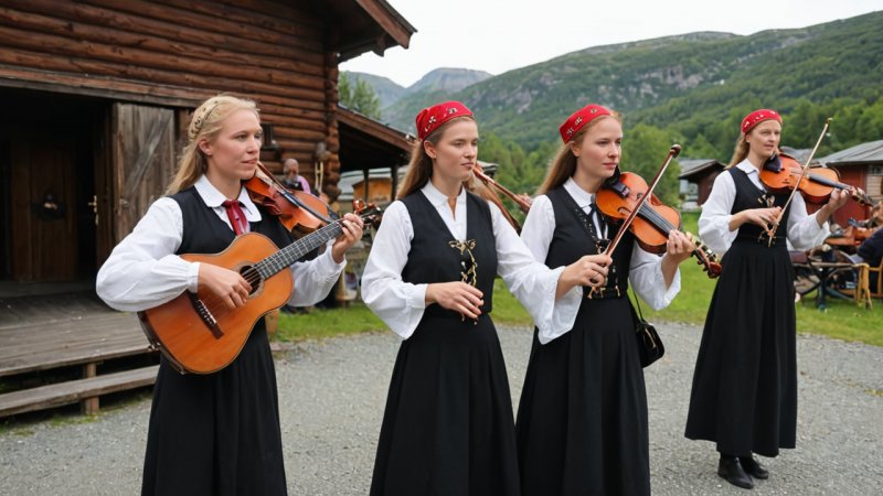 norsk folkemusikk, lære norsk musikk, nordiske tradisjoner, kulturell arv, musikkinstrumenter