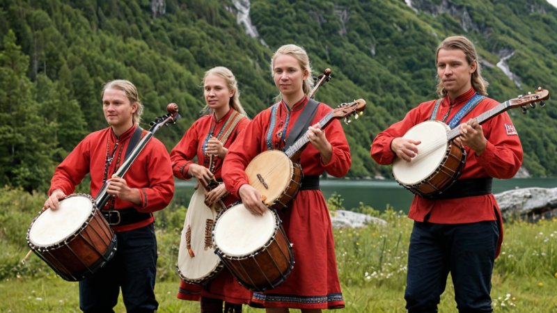 norsk musikk, dialekter, kulturell arv, folkemusikk, moderne musikk, regionale innflytelser