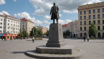 En plass eller et område oppkalt etter Vladimir Lenin