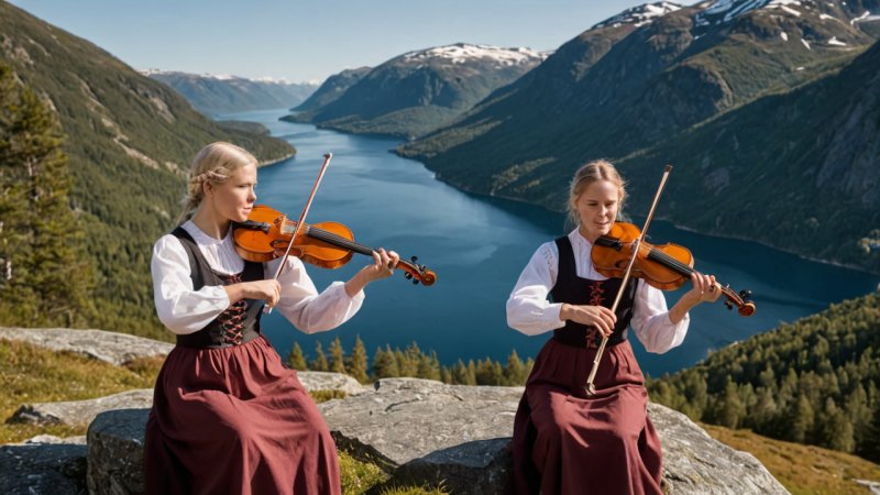 norske dialekter, folkemusikk, Hardanger, Telemark, kulturarv, tradisjonell musikk, moderne påvirkninger