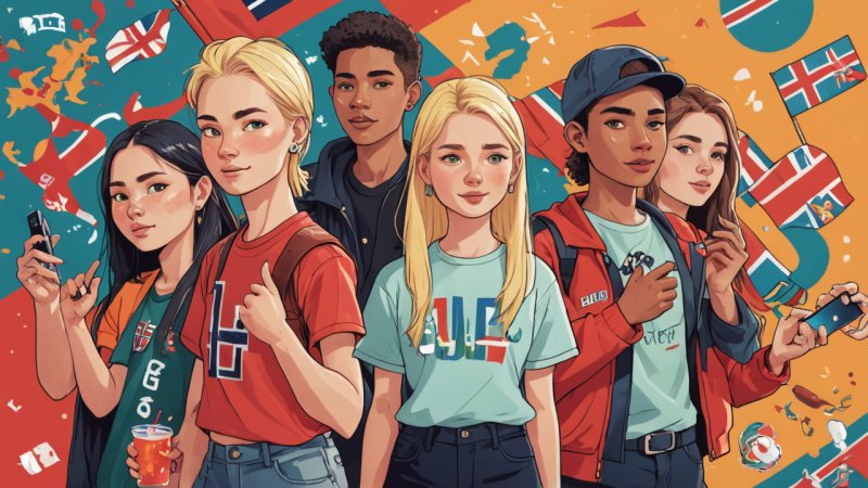 norsk ungdomsspråk, slang, engelsk påvirkning, forkortelser, dialekter