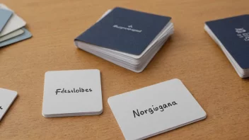 flashcards, språklæring, norsk vokabular, studietips, repetisjon