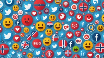 norsk språk, sosiale medier, slang, kommunikasjon, emojis, språkutvikling