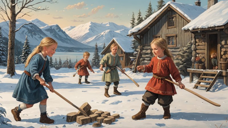 norske ord, barnekultur, språkutvikling, idiomatiske uttrykk, tradisjonelle leker