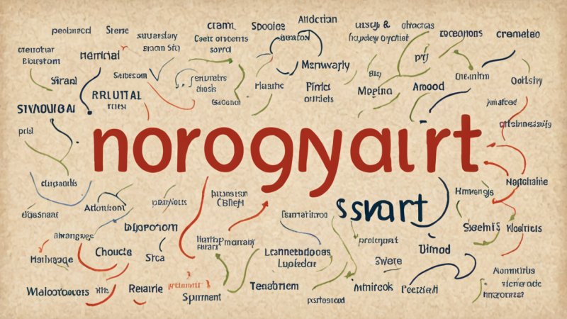 norsk språk, synonymer for smart, språklæring, norsk ordforråd, setningseksempler