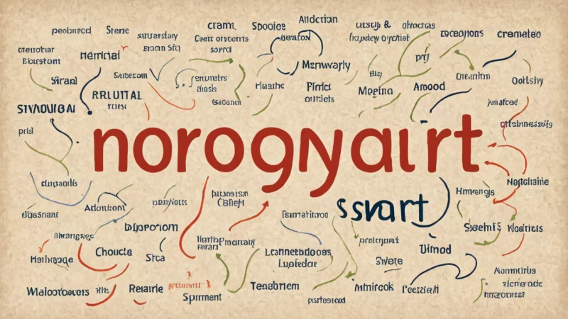 norsk språk, synonymer for smart, språklæring, norsk ordforråd, setningseksempler
