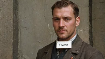Et bilde av en mann med et germansk utseende og en navnelapp med 'Franz' skrevet på den.